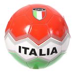 SPORTZONE Ballon de Football /Rouge Sport Zone Italie. Coloris disponibles : Blanc