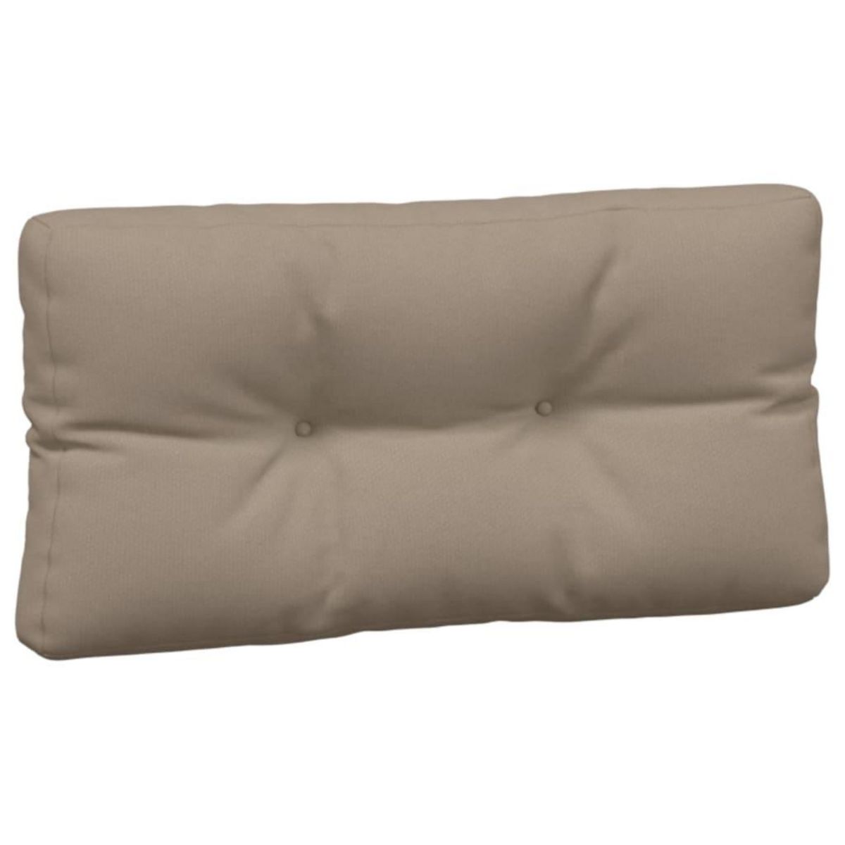 VIDAXL Coussins de palette lot de 5 taupe tissu
