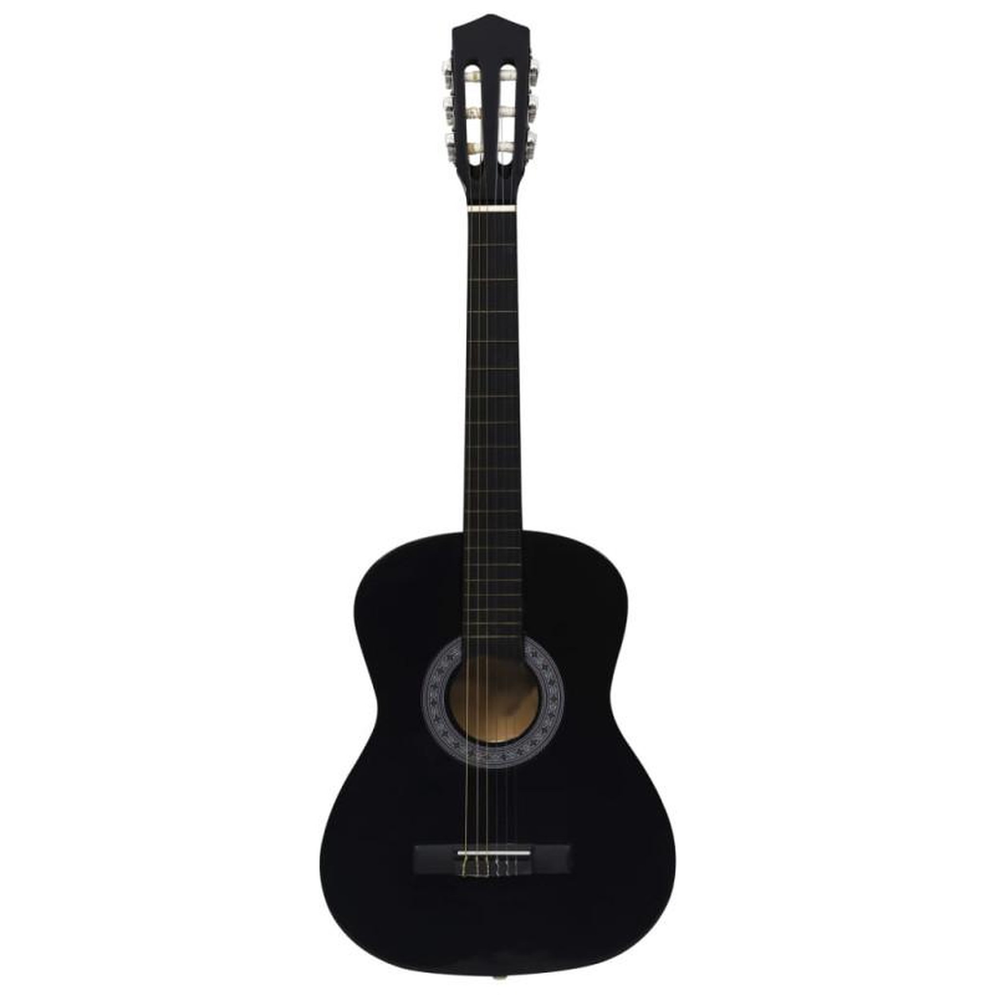 Voir la diapositive 3 : VIDAXL Guitare classique avec sac pour débutants Noir 3 4 36