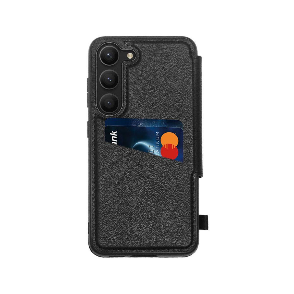 ADEQWAT Etui Samsung S23 Cuir noir