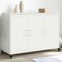 Voir la diapositive 1 : VIDAXL Buffet blanc 100,5x39x72 cm acier