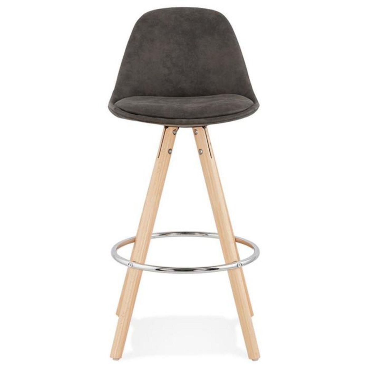 Paris Prix Tabouret de Bar Scandinave  Miro  87cm Gris & Naturel