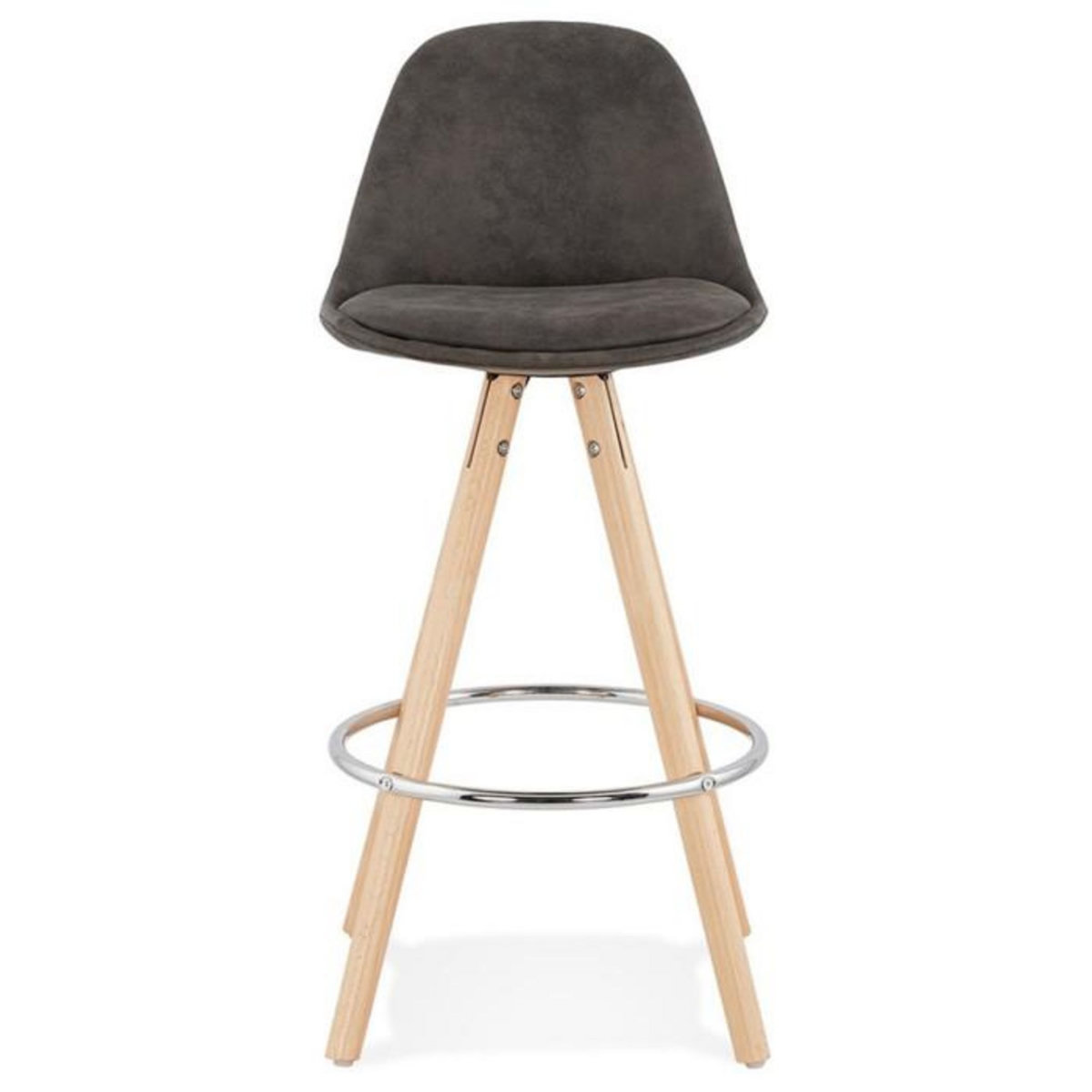 Paris Prix Tabouret de Bar Scandinave  Miro  87cm Gris & Naturel