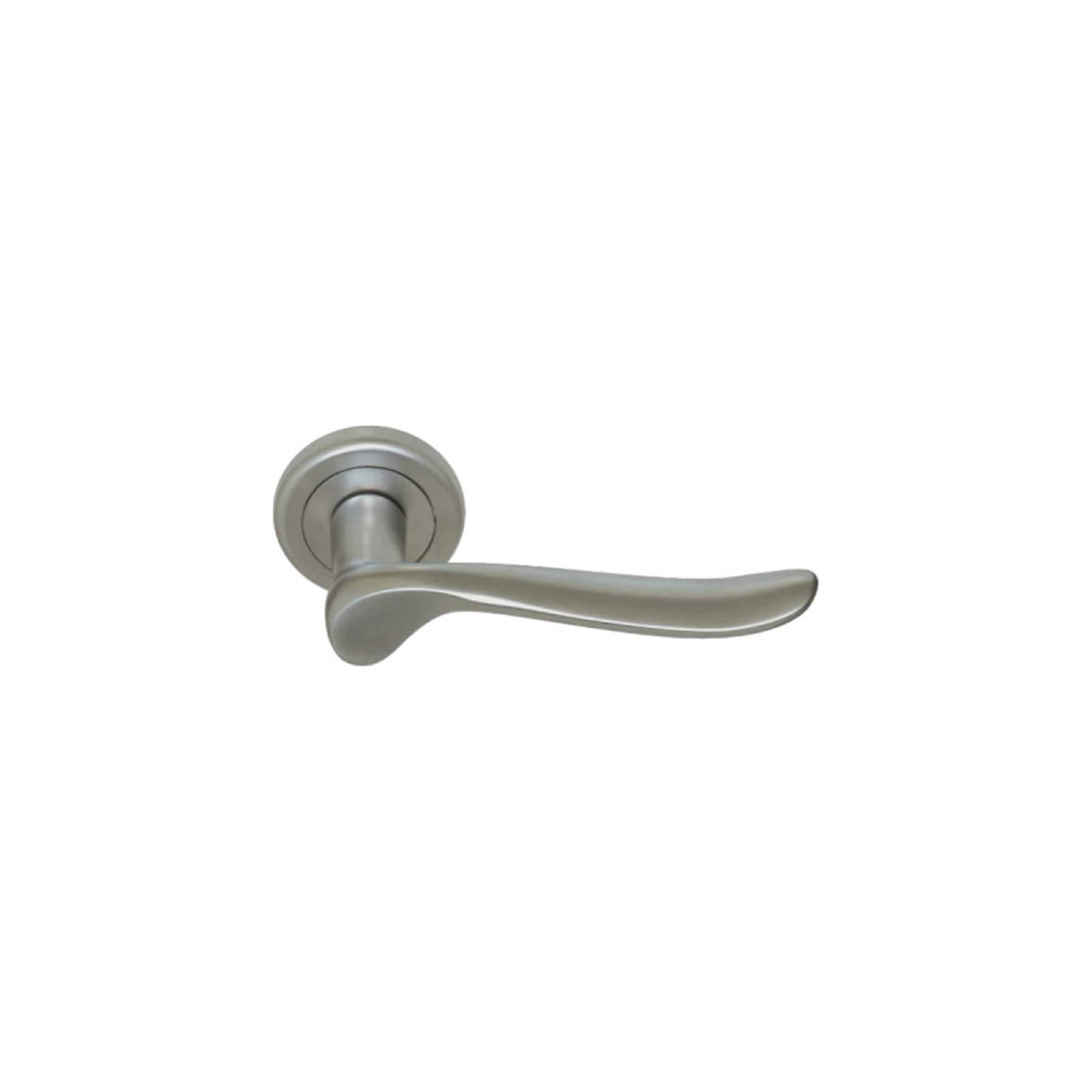 ESPACE-BRICOLAGE Poignée de porte modèle Orphée - Chrome Perle