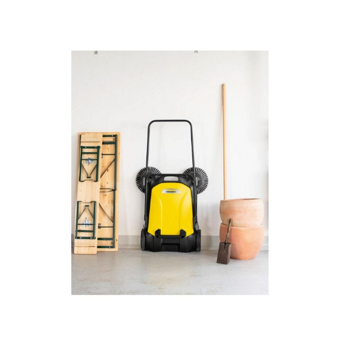 KARCHER Nettoyeur balai rechargeable jaune - S4TWIN