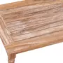 VIDAXL Table basse Batavia 90x50x45 cm Blanchie Bois de teck solide