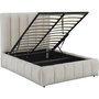 Voir la diapositive 3 : Habitat et Jardin Lit avec coffre  Annie  160 x 200 cm - Beige