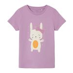 NAME IT T shirt  Fille Name it Hilde. Coloris disponibles : Violet