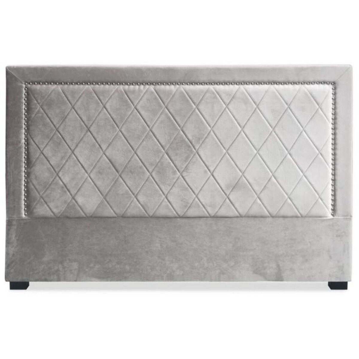 Paris Prix Tête de Lit Design en Velours  Sofia  180cm Argent