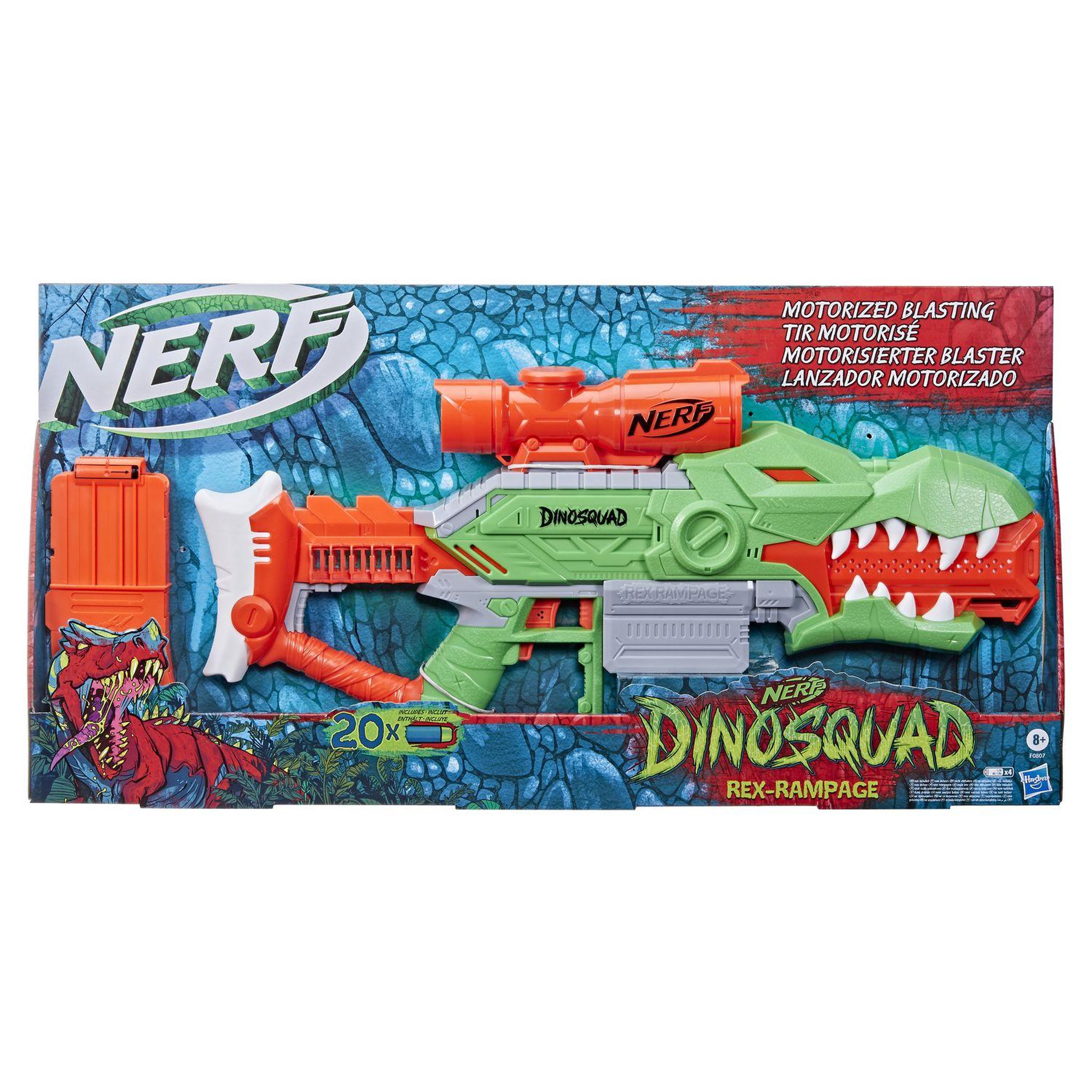 Voir la diapositive 2 : NERF Dinosquad Rex Rampage Bmaster Nerf