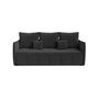 Voir la diapositive 5 : BEST MOBILIER Petra - canapé 3 places convertible avec coffre - en velours