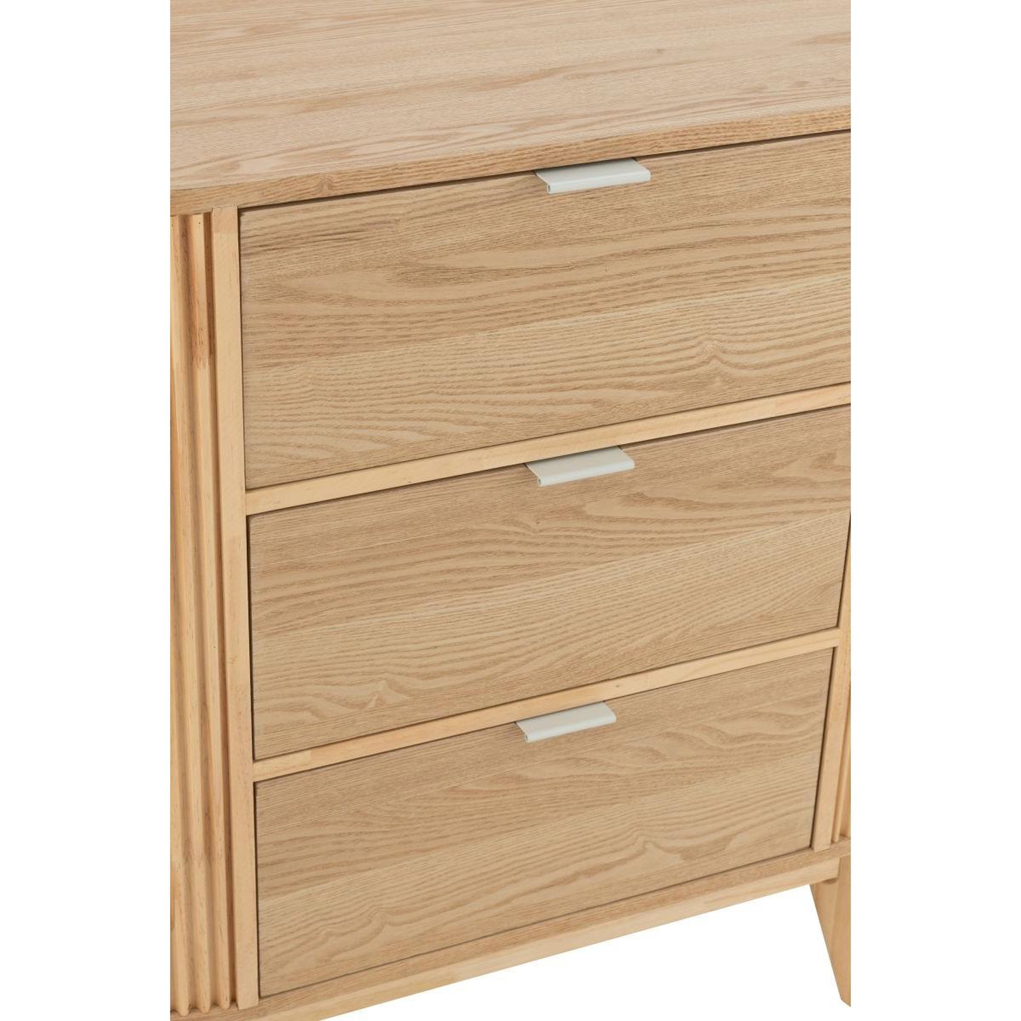 Voir la diapositive 6 : J-LINE Meuble de Rangement en Bois  Alta  80cm Naturel
