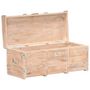 Voir la diapositive 2 : VIDAXL Coffre de rangement 90x40x40 cm bois d'acacia solide