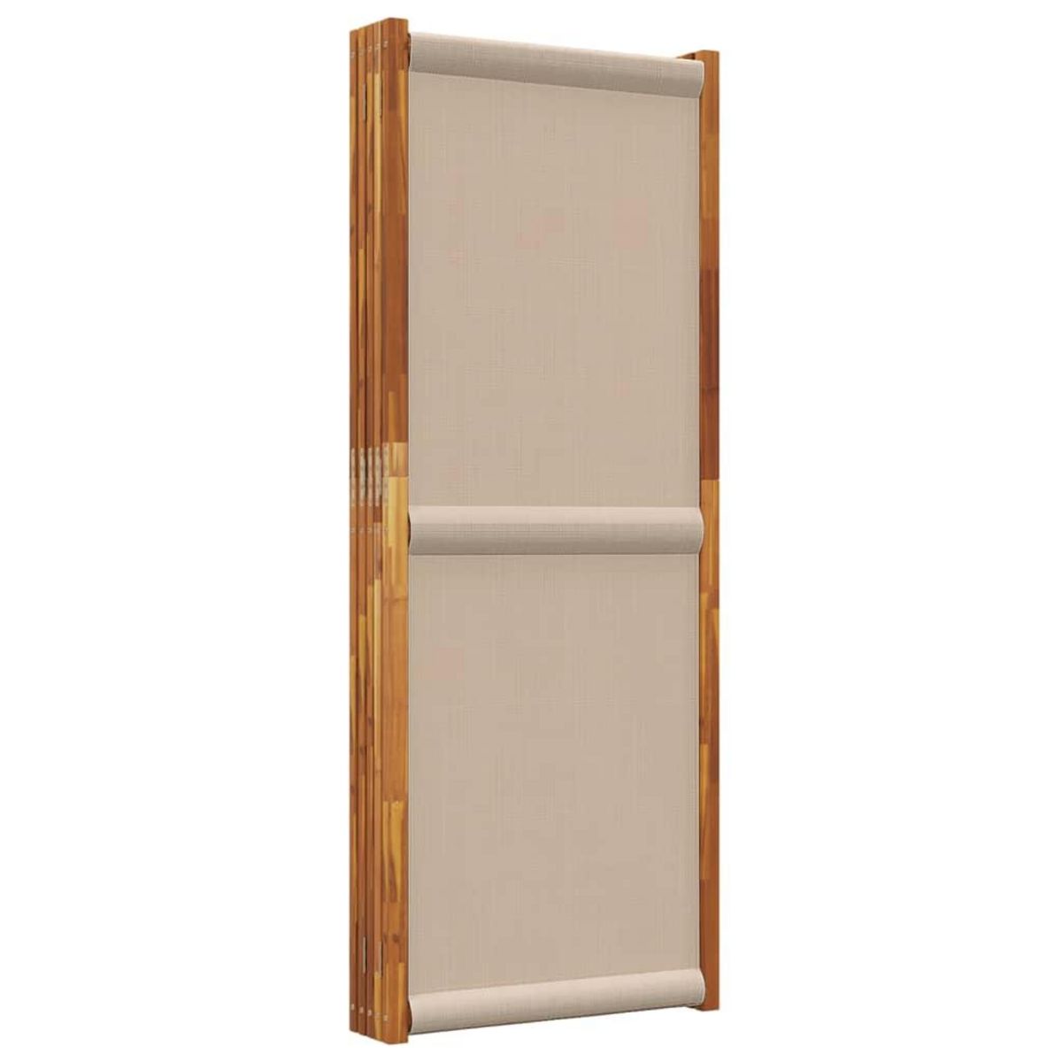 VIDAXL Cloison de separation 5 panneaux taupe 350x180 cm