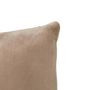 Voir la diapositive 3 : ATMOSPHERA Coussin en Flanelle Uni  Ollis  38x38cm Beige Lin