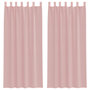 Voir la diapositive 2 : VIDAXL Rideaux en voile avec passe-tringles 2 pcs rose