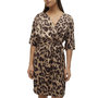 Voir la diapositive 1 : Vero Moda Robe Marron Léopard Femme Vero Moda Merle