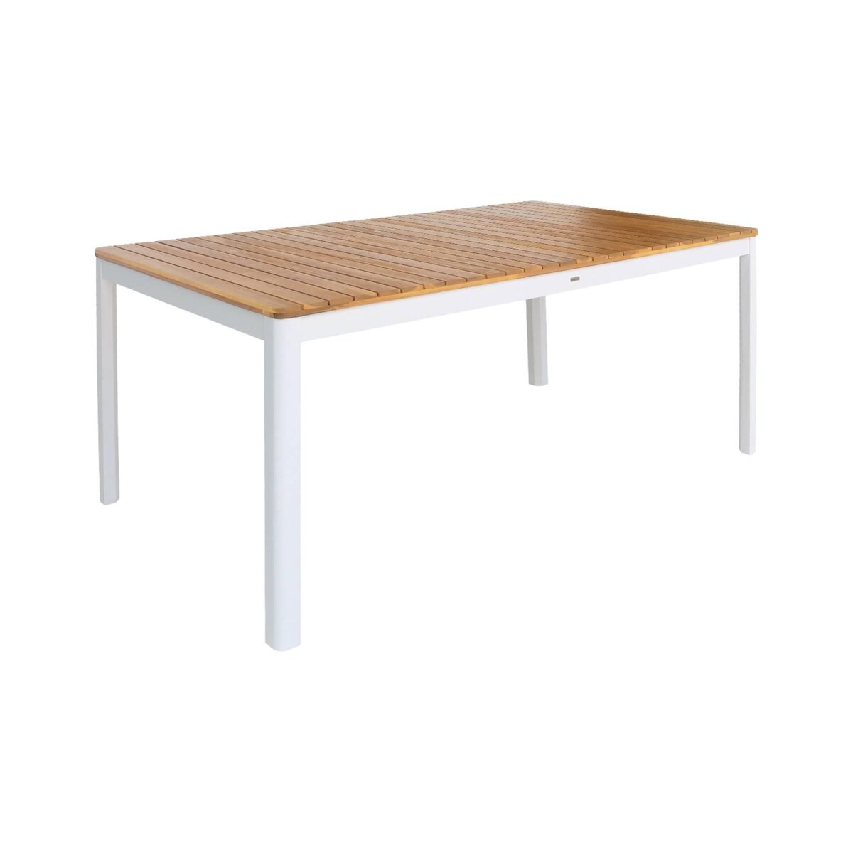 SWEEEK Table de jardin SENORA acacia avec coins arrondis, 8 places, 160 x 90 x 75 cm
