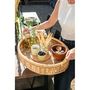 Voir la diapositive 5 : Paris Prix Plateau de Service en Rotin  Pick  65cm Naturel