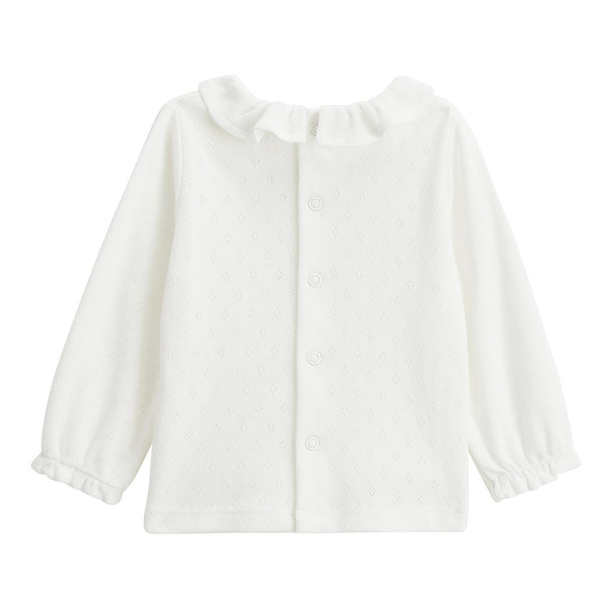 Petit Béguin Ensemble salopette bébé en molleton et t-shirt Miss Chatchatchat