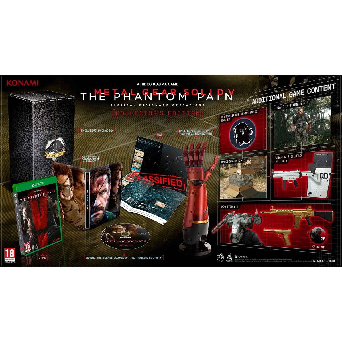 Metal Gear Solid V : The Phantom Pain Xbox One- Edition Collector