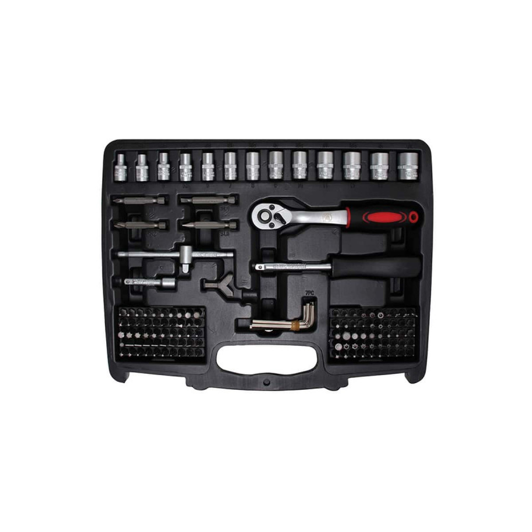 Voir la diapositive 3 :  Coffrets de douilles et accessoires BGS - en pouces - 174 pcs - 9192