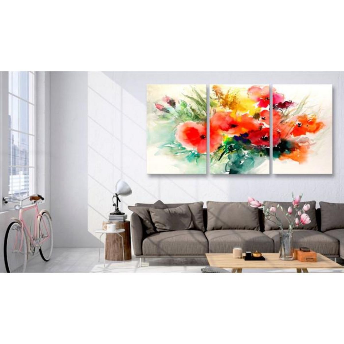 Paris Prix Tableau Imprimé  Watercolor Bouquet