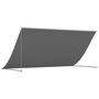 Voir la diapositive 5 : VIDAXL Auvent retractable anthracite 300x150 m tissu et acier