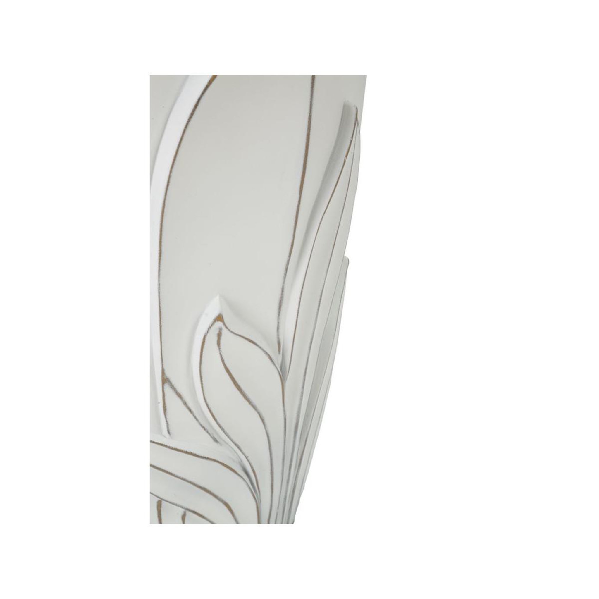 Voir la diapositive 4 : Paris Prix Vase déco en résine  gardy  48cm blanc
