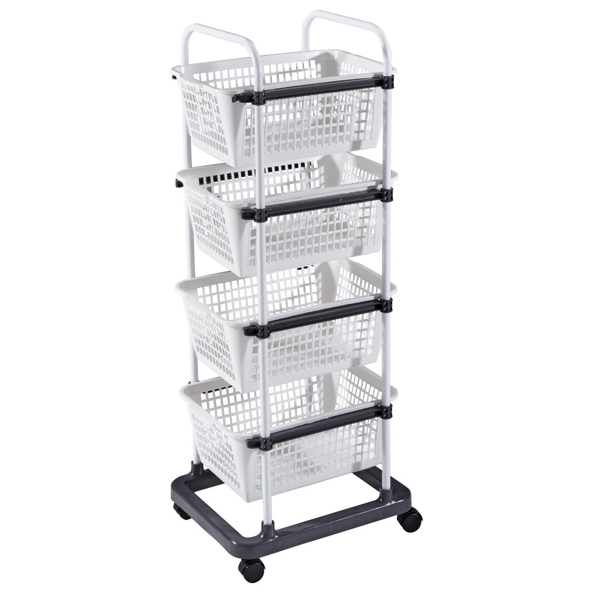 ACTUEL Rangement 4 paniers en plastique