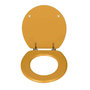 Voir la diapositive 2 : Wenko Abattant WC - Bois - Jaune
