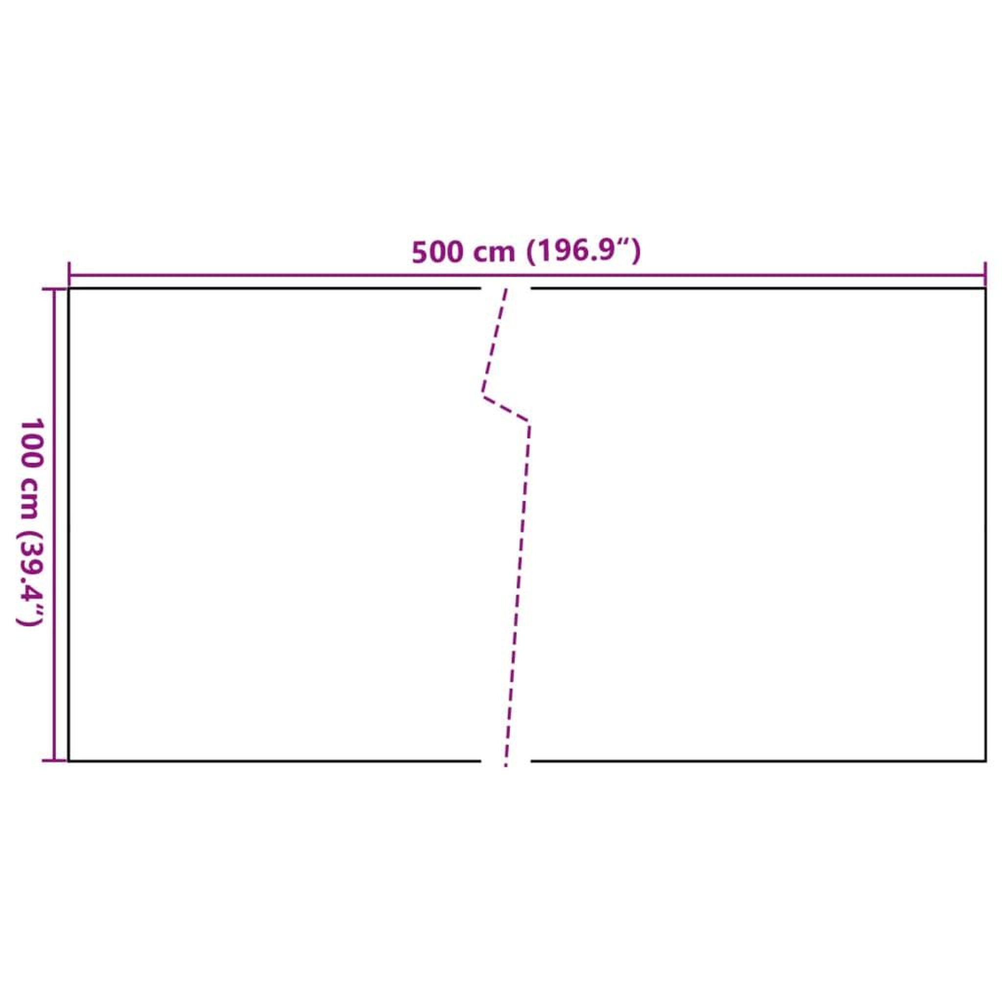 Voir la diapositive 6 : VIDAXL Paravent de balcon anthracite 500x100 cm resine tressee