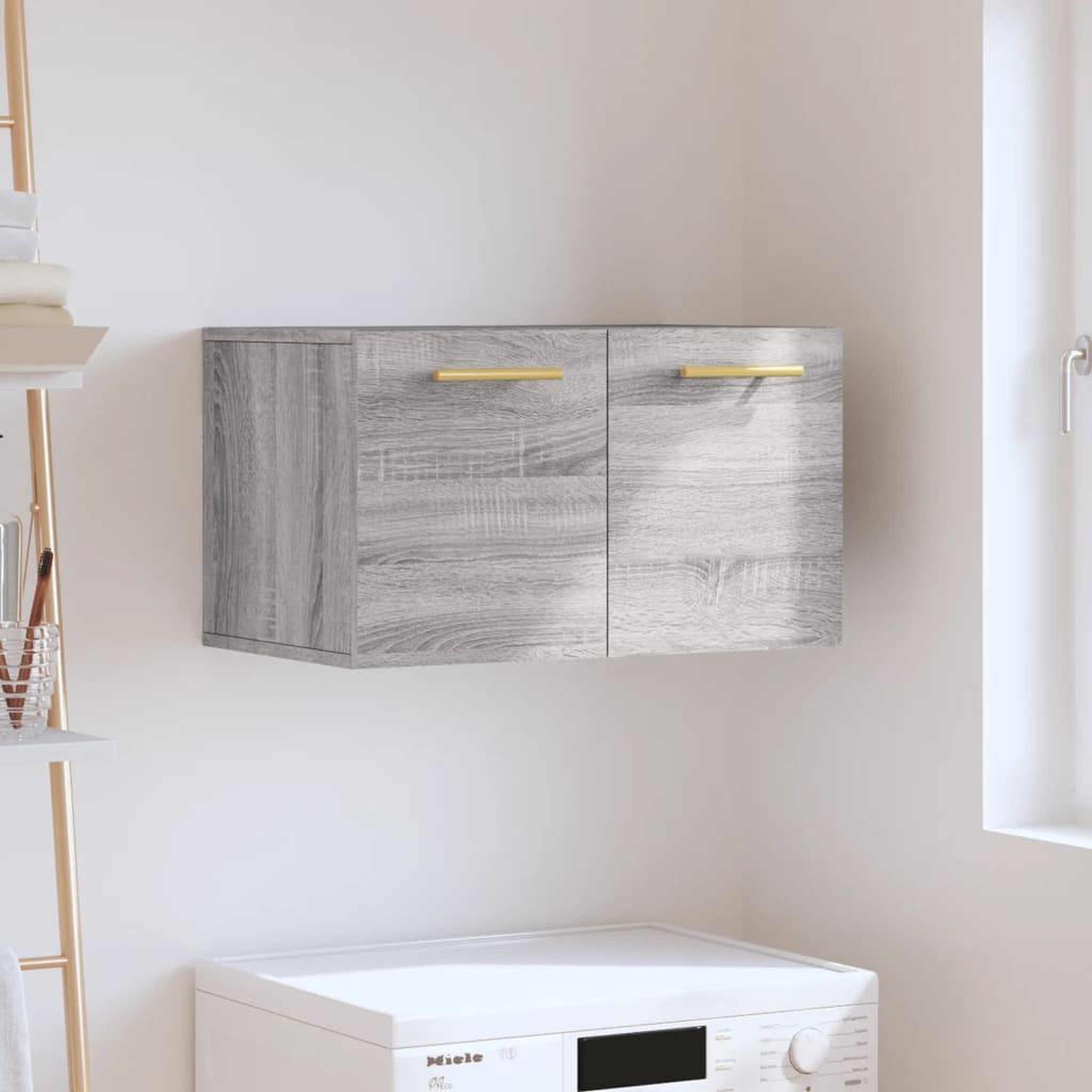 VIDAXL Armoire murale Sonoma gris 60x36,5x35 cm Bois d'ingenierie