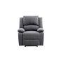 Voir la diapositive 4 : Fauteuil relax manuel HELENE tissu coloris gris anthracite
