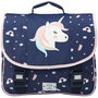 Voir la diapositive 1 : Milky Kiss Cartable 38 cm CP/CE1/CE2 bleu imprimé LICORNE