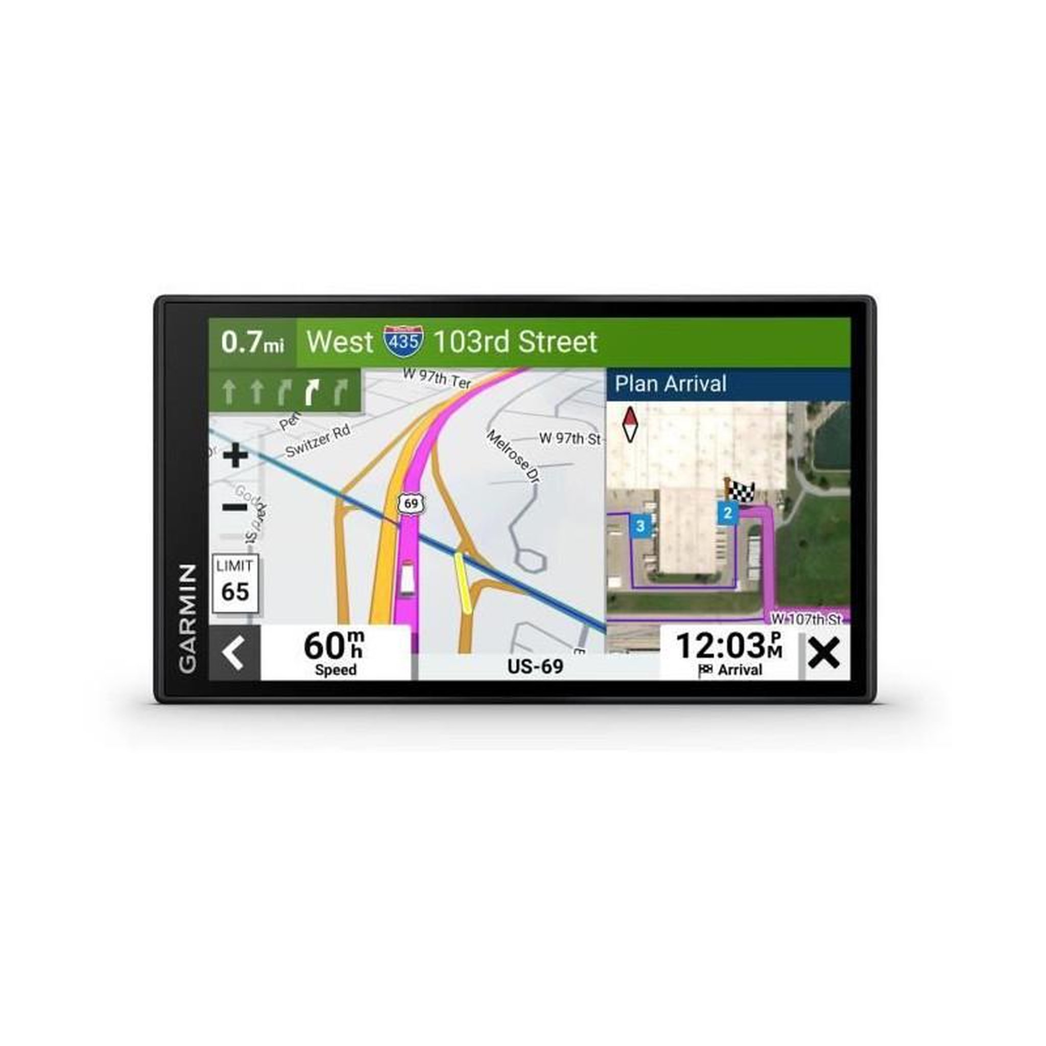 Voir la diapositive 4 : GARMIN GPS poids-lourds Dezl LGV 610 - GARMIN - 6 - info trafic en temps réel