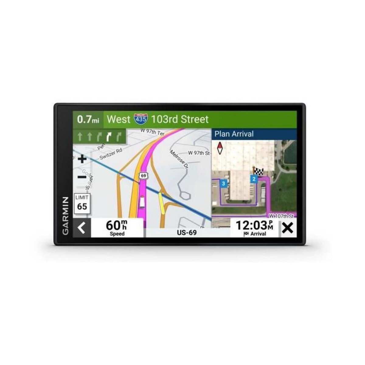 GARMIN GPS poids-lourds Dezl LGV 610 - GARMIN - 6 - info trafic en temps réel