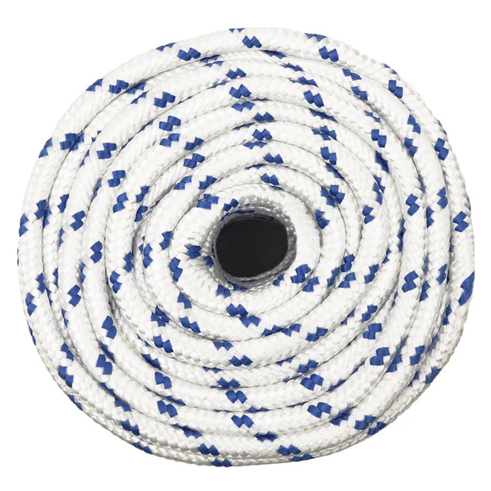 Voir la diapositive 3 : VIDAXL Corde de bateau Blanc 12 mm 25 m Polypropylene
