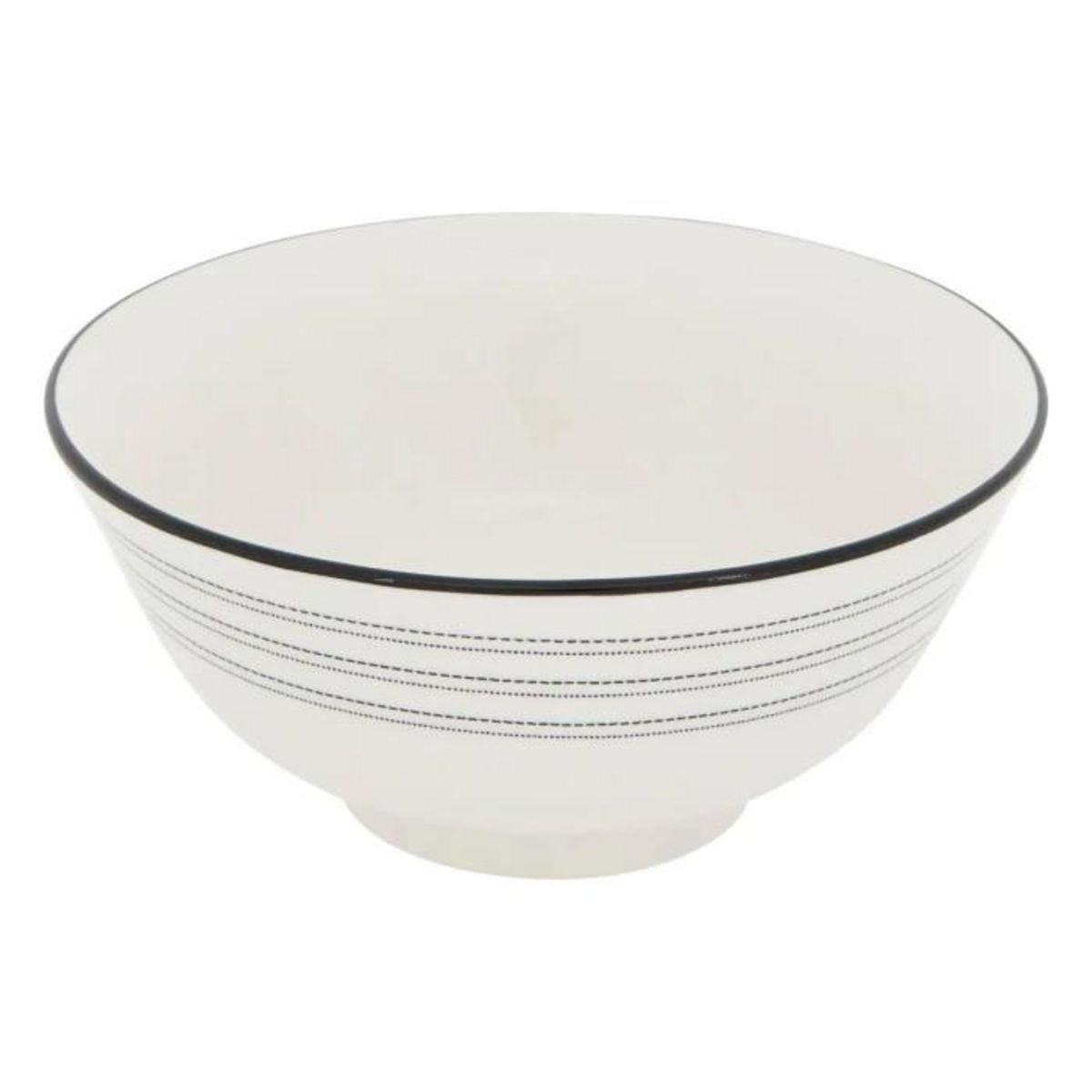 SECRET DE GOURMET Lot de 6 Bols en Porcelaine  Lunova  15cm Blanc