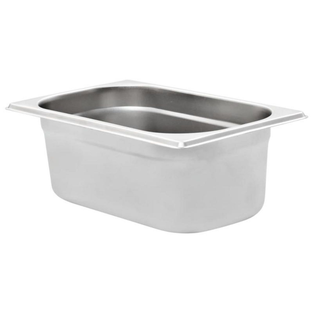 VIDAXL Récipients Gastronorm 8 pcs GN 1 4 100 mm Acier inoxydable