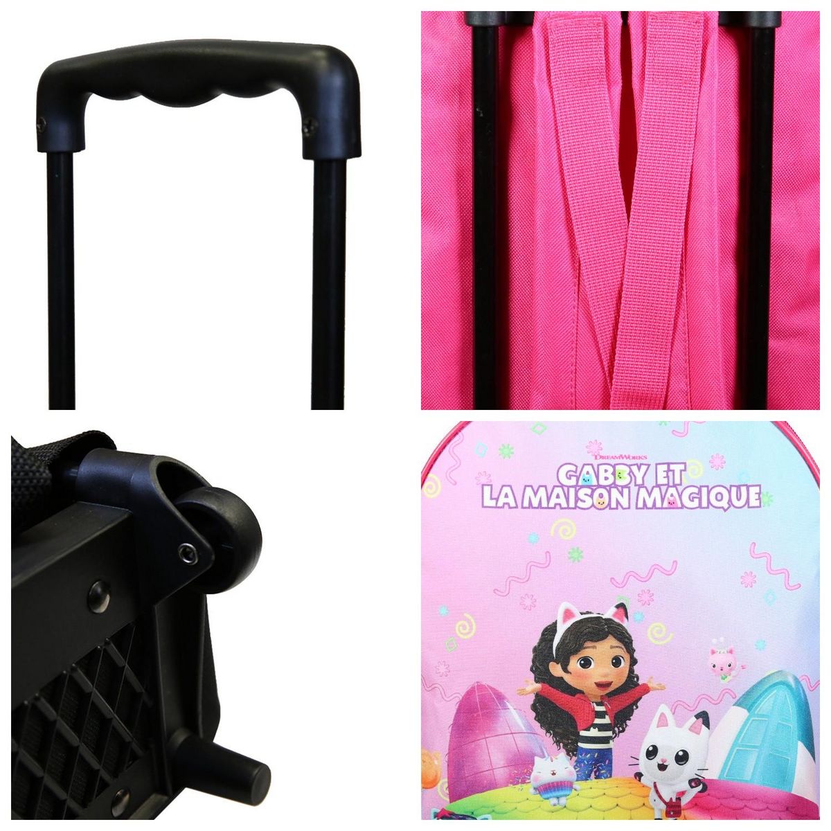 Bagtrotter BAGTROTTER Sac à dos à roulettes 32 cm maternelle  Gabby et la maison magique Violet