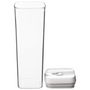 Voir la diapositive 2 : FIVE Bocal en Plastique Carré  Oslo  1,7L Transparent
