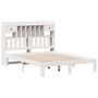 Voir la diapositive 3 : VIDAXL Lit bibliotheque sans matelas blanc 140x200 cm bois pin massif