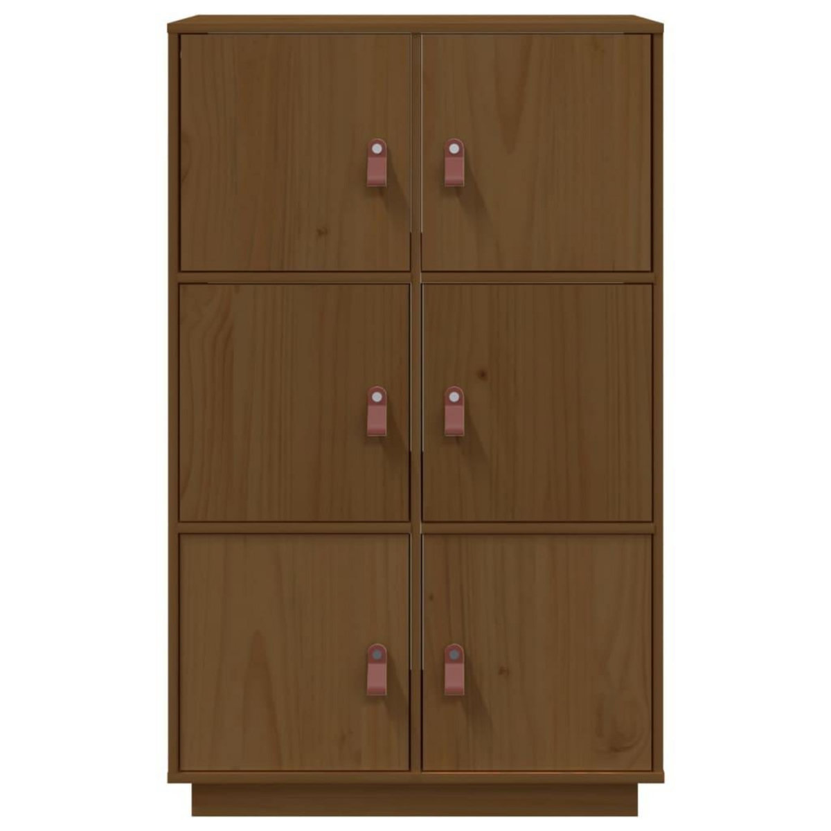 VIDAXL Buffet haut Marron miel 67x40x108,5 cm Bois massif de pin