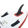 Voir la diapositive 5 : VIDAXL Ensemble de planches SUP gonflables rouge et blanc
