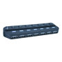 Voir la diapositive 1 : Media-Tech Hub USB MediaRange MRCS504 avec 7 ports et interrupteurs individuels