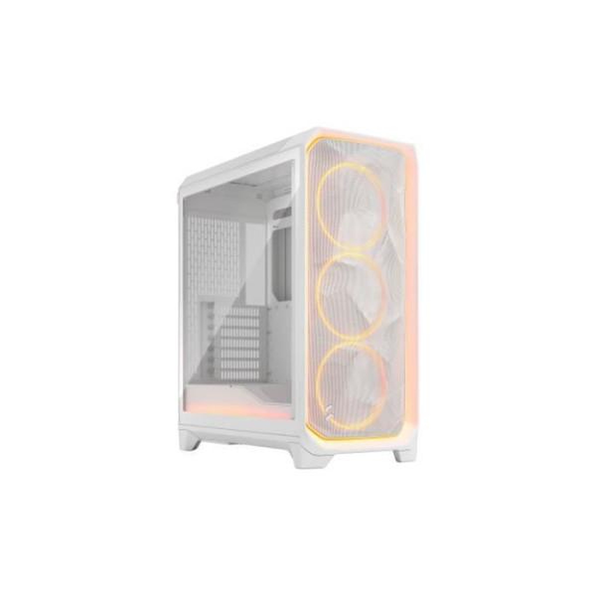 Voir la diapositive 2 : Fractal Design Boîtier PC - FRACTAL DESIGN - Meshify 3 Ambience Pro RGB - E-ATX (277 mm) - 3 ventilateurs - USB Type C de 20 Gbps - Blanc