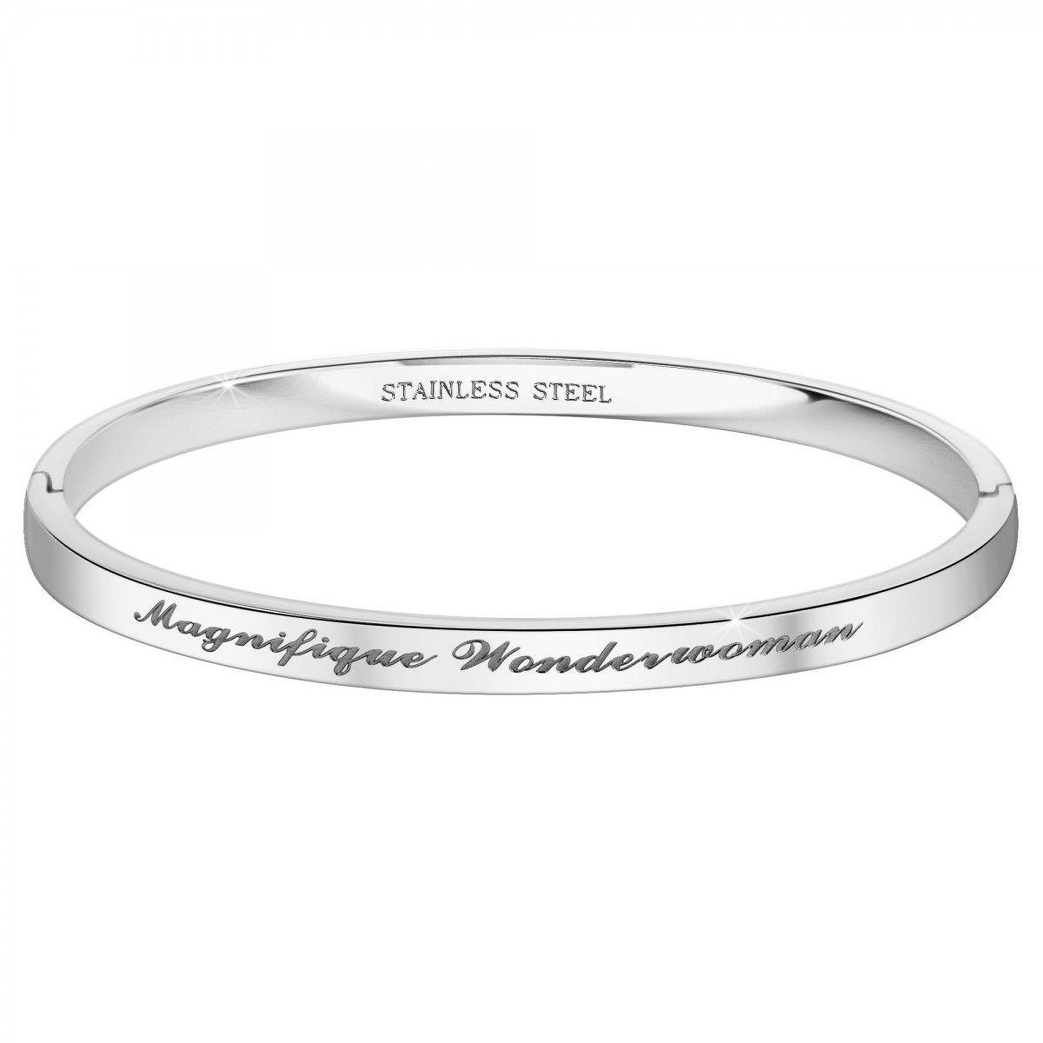 SC CRYSTAL Magnifique Wonderwoman - Bracelet SC Crystal en Acier Rhodié argenté