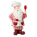 Paris Prix Père-Noël Cuisinier  Sucre d'Orge  47cm Rouge & Blanc