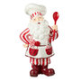 Voir la diapositive 1 : Paris Prix Père-Noël Cuisinier  Sucre d'Orge  47cm Rouge & Blanc